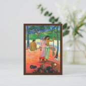 Der Ruf von Gauguin Paul (beste Qualität) Postkarte (Stehend Vorderseite)