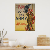 Der Ruf zur Pflicht Poster (Küche)