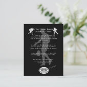 Der Rugby-Affe Postkarte (Stehend Vorderseite)