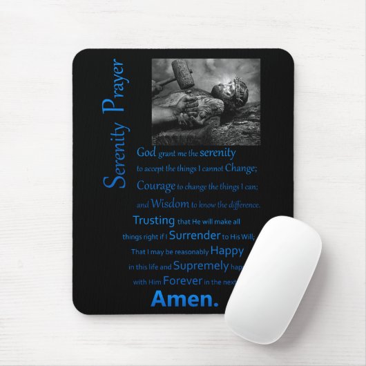 Der Ruhe-Gebets-Hammer Mousepad (Mit Mouse)