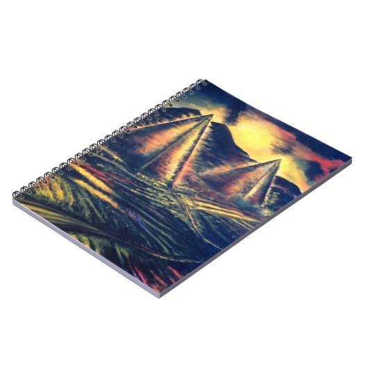 Der Ruheplatz, Pyramiden Notizblock (Linke Seite)