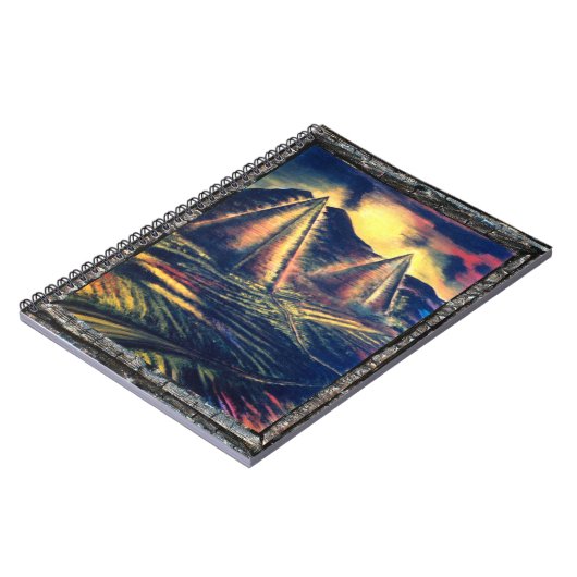 Der Ruheplatz, Pyramiden Notizblock (Linke Seite)