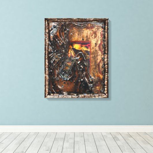 Der Ruheraum Leinwanddruck (Insitu (Holzboden))