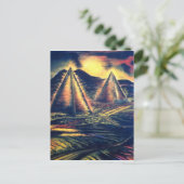 Der Ruheraum, Pyramiden Postkarte (Stehend Vorderseite)
