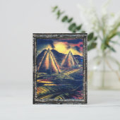 Der Ruheraum, Pyramiden Postkarte (Stehend Vorderseite)