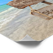 Der Ruhestand beginnt hier! Sanibel Island Beach Poster (Ecke)