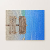 Der Ruhestand beginnt hier! Sanibel Island Beach Puzzle (Horizontal)