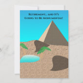 Der Ruhestand wird monumental sein Einladung (Vorderseite)