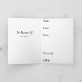 Der Ruhestands-Party Einladung der Diva (Innenseite)