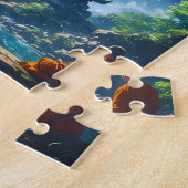 Der ruhige Aufstieg der Mönche Puzzle (Seite)