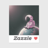 Der ruhige Explorer Aufkleber (Blatt)