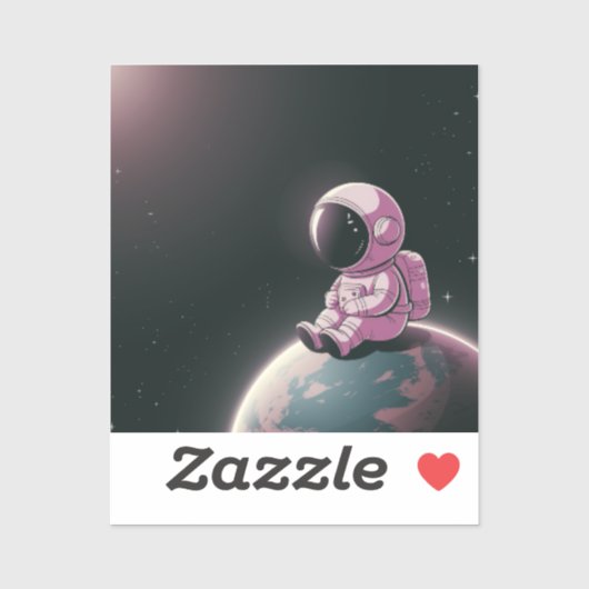 Der ruhige Explorer Aufkleber (Blatt)