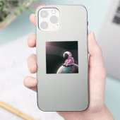 Der ruhige Explorer Aufkleber (Telefon)