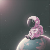 Der ruhige Explorer Aufkleber (Vorderseite)