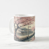 Der ruhige Frühling in Japan Kaffeetasse (Vorderseite Links)