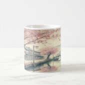Der ruhige Frühling in Japan Kaffeetasse (Mittel)
