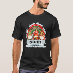 Der ruhige Gnome passt zu Weihnachts-Regenbogen-Le T-Shirt
