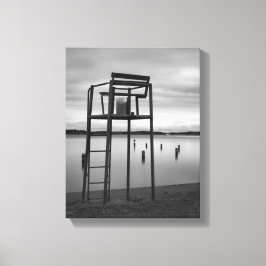 Der ruhige Morgen am Strand Leinwanddruck