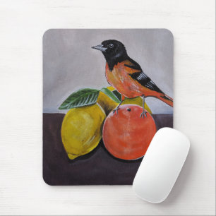 Der ruhige Pose des Orioles Gemälde von Alfred Fox Mousepad