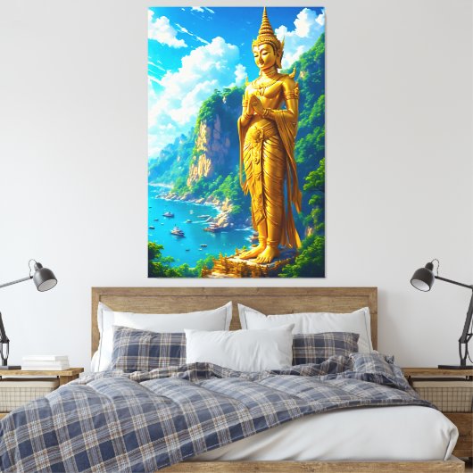 Der ruhige Schutz Leinwanddruck (Insitu (Schlafzimmer))