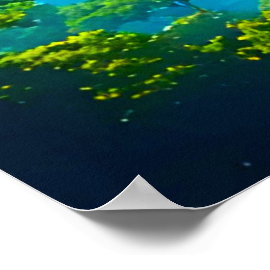 Der ruhige Schutz Poster (Ecke)