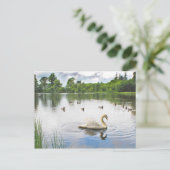 Der ruhige See Postkarte (Stehend Vorderseite)