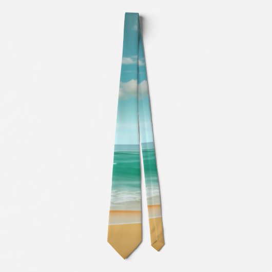 Der ruhige Strand Krawatte (Vorderseite)