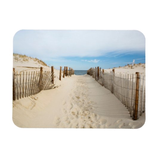 Der ruhige Strand Magnet (Horizontal)