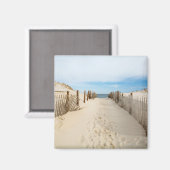 Der ruhige Strand Magnet (Vorderseite/Rückseite)