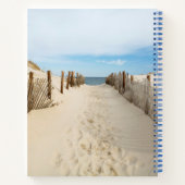 Der ruhige Strand Notizblock (Rückseite)