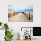 Der ruhige Strand Poster (Heimbüro)