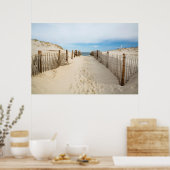 Der ruhige Strand Poster (Küche)