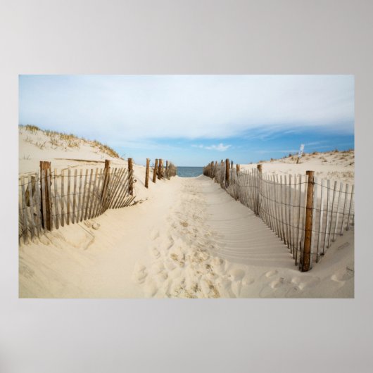 Der ruhige Strand Poster (Vorne)