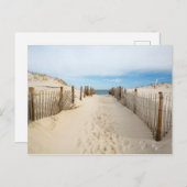 Der ruhige Strand Postkarte (Vorne/Hinten)