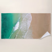 Der ruhige Strand Strandtuch (Vorderseite)