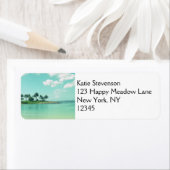 Der ruhige Strand von Serene Turquoise in Hawaii (Insitu)