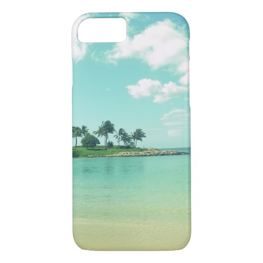 Der ruhige Strand von Serene Turquoise in Hawaii Case-Mate iPhone Hülle (Rückseite)