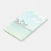 Der ruhige Strand von Serene Turquoise in Hawaii Post-it Klebezettel (angewinkelt)
