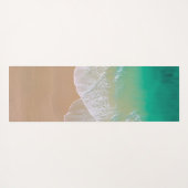 Der ruhige Strand Yogamatte (Rückseite (Horizontal))