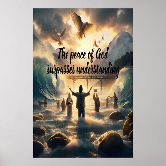 Der ruhige Tanz von Aqua Poster (Vorne)