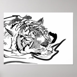 Der ruhige Tiger Poster