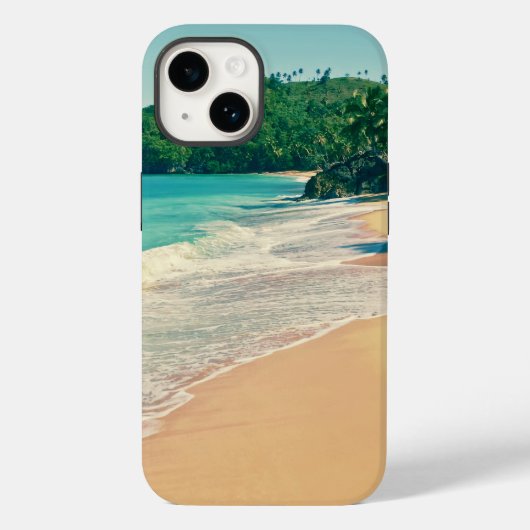 Der ruhige tropische Strand Case-Mate iPhone Hülle (Rückseite)
