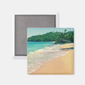 Der ruhige tropische Strand Magnet (Vorderseite/Rückseite)