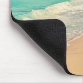 Der ruhige tropische Strand Mousepad (Ecke)