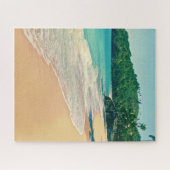 Der ruhige tropische Strand Puzzle (Horizontal)