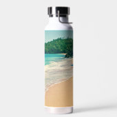 Der ruhige tropische Strand Trinkflasche (Links)