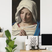Der Ruhm der Madonna Poster (Heimbüro)