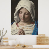 Der Ruhm der Madonna Poster (Küche)
