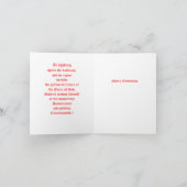 Der Ruhm des Gottes Feiertagskarte (Innenseite)