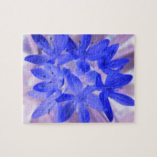 Der Ruhm des schneebedeckenden blauen Puzzles (Horizontal)